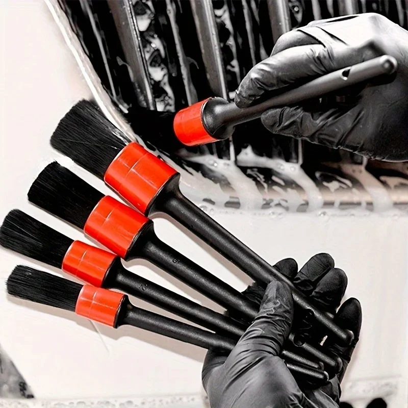 Car Detailing Brush Set For External Cleaning