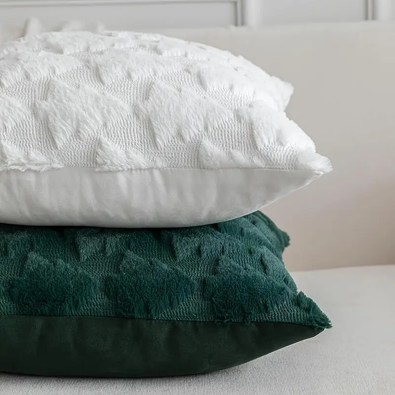 Festive Holiday Christmas Decorative Pillow Cover for Cozy Winter Home Decor