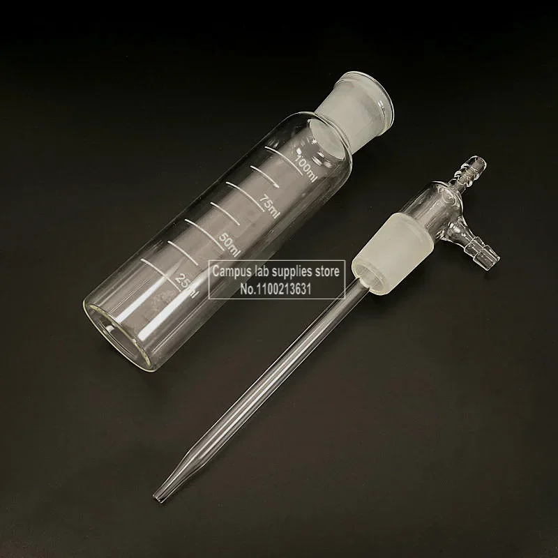 Impact Absorption Bottle 10 25 50 75 125ml 250 275ml 500ml Impact Gas Sampling Bottle High Borosilicate lab reagent bottle lab collecting bottle lab glass supplies