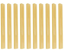 10X Unbleached Bone Saddle Nut Bridge for Guitar 85x3.5x10mm Luthier Builder DIY