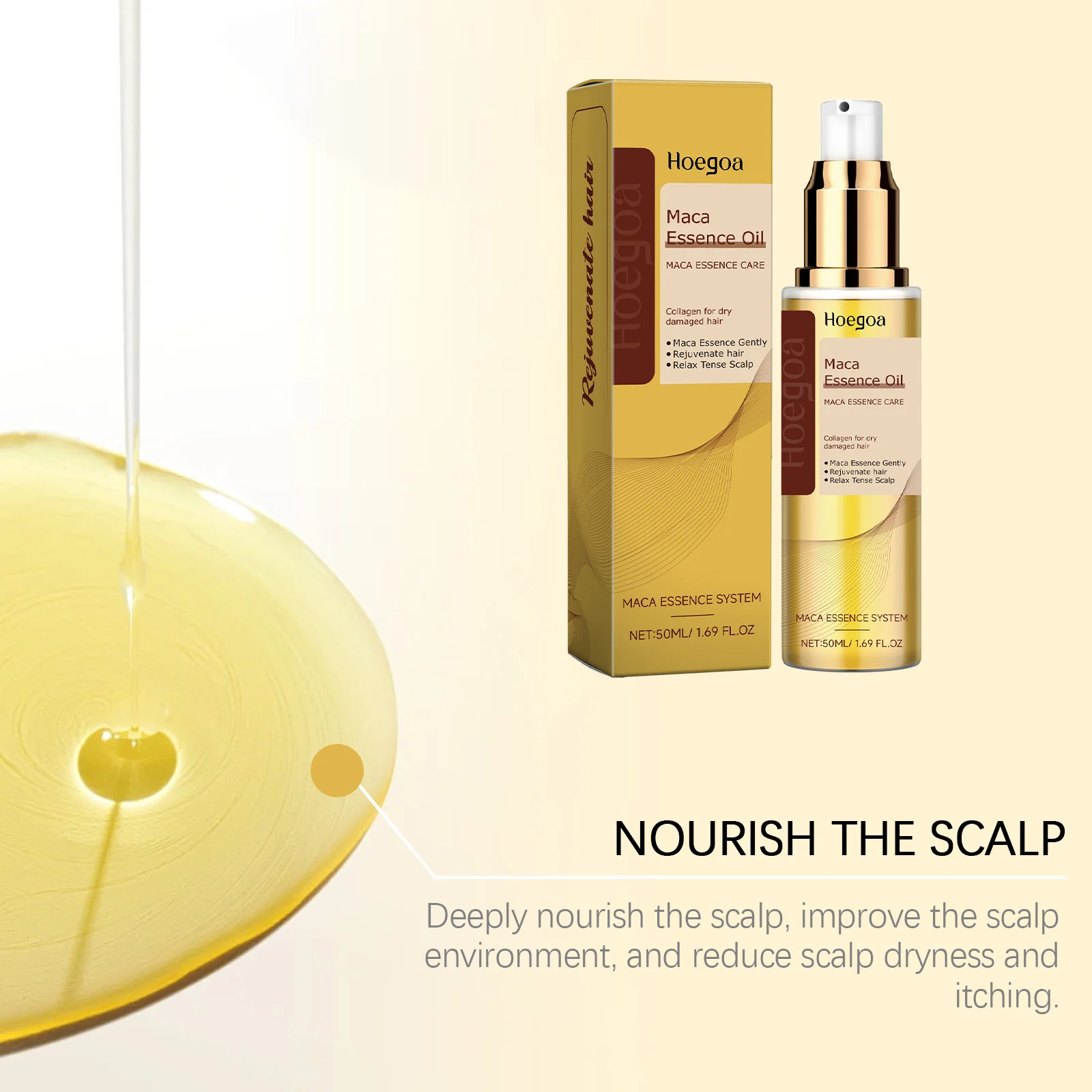 Pure Argan Oil Hair Essential Oil Preventing Hair Loss Nourishing Smoothing Dry Frizzy Multi-functional Argan Care Product