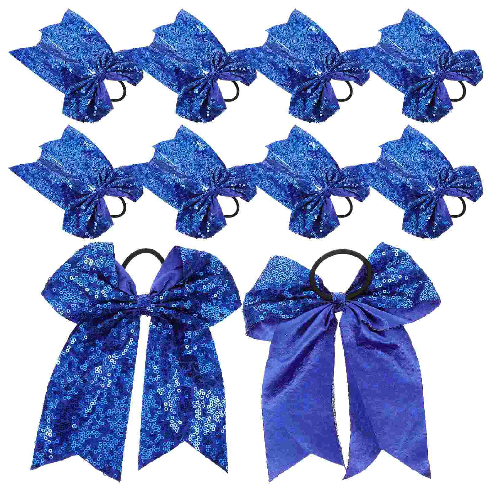 

Hair Bows for Women Halloween Cheer Ties with Cheerleaders Cheerleading Scrunchies Ribbons Girls