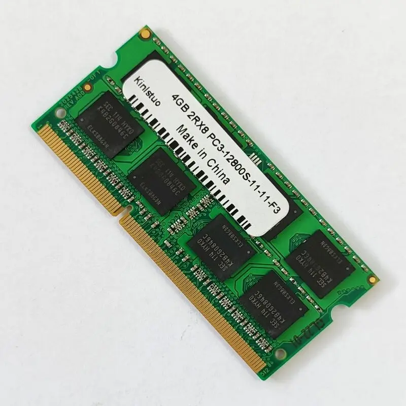 Kinlstuo RAMS DDR3 4GB 1600MHz Laptop memory ddr3 4gb 2RX8 PC3-12800S-11-11-F3 Notebook memoria SODIMM 1.5V 204PIN