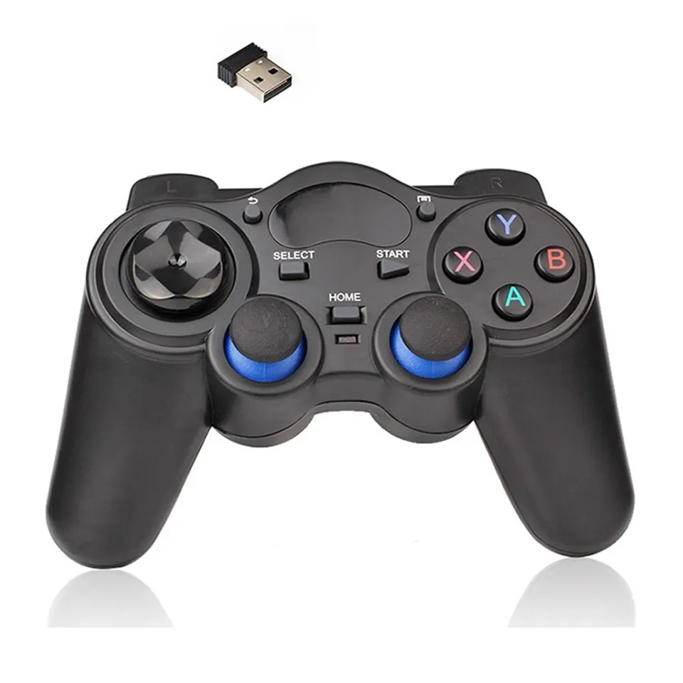 Manette de jeu sans fil 2,4 GHz avec adaptateur OTG pour smartphone, tablette, PC ou Smart TV Android P3_voghion.com