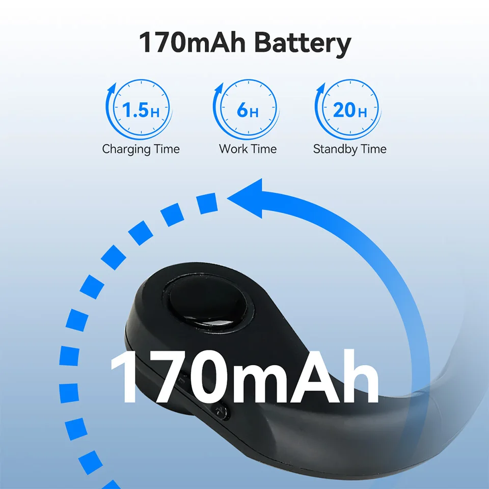 Retevis EWN002 Bone Conduction Headphone Open-Ear Wireless Headset Bluetooth 5.3 Waterproof Earpiece for Walkie Talkie RB89 RB37