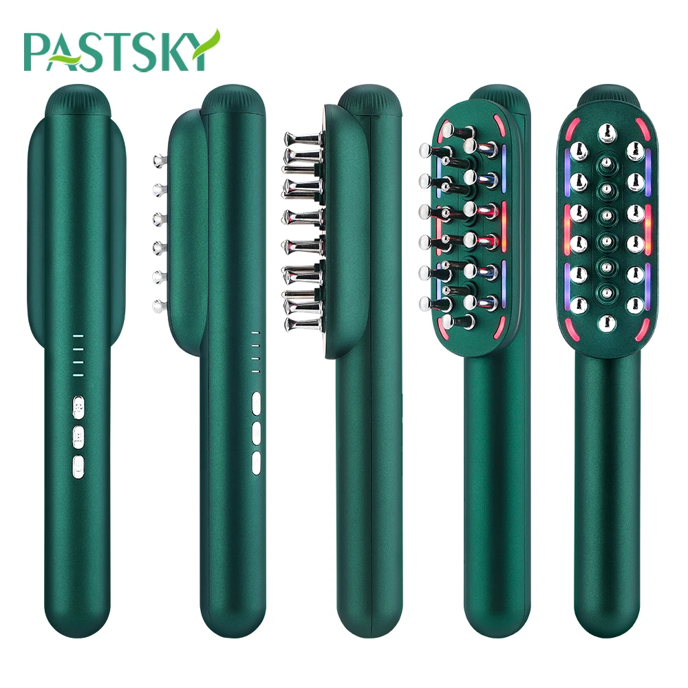RF Hair Growth Massage Comb EMS Stimulate Scalp Growth Massager Radio