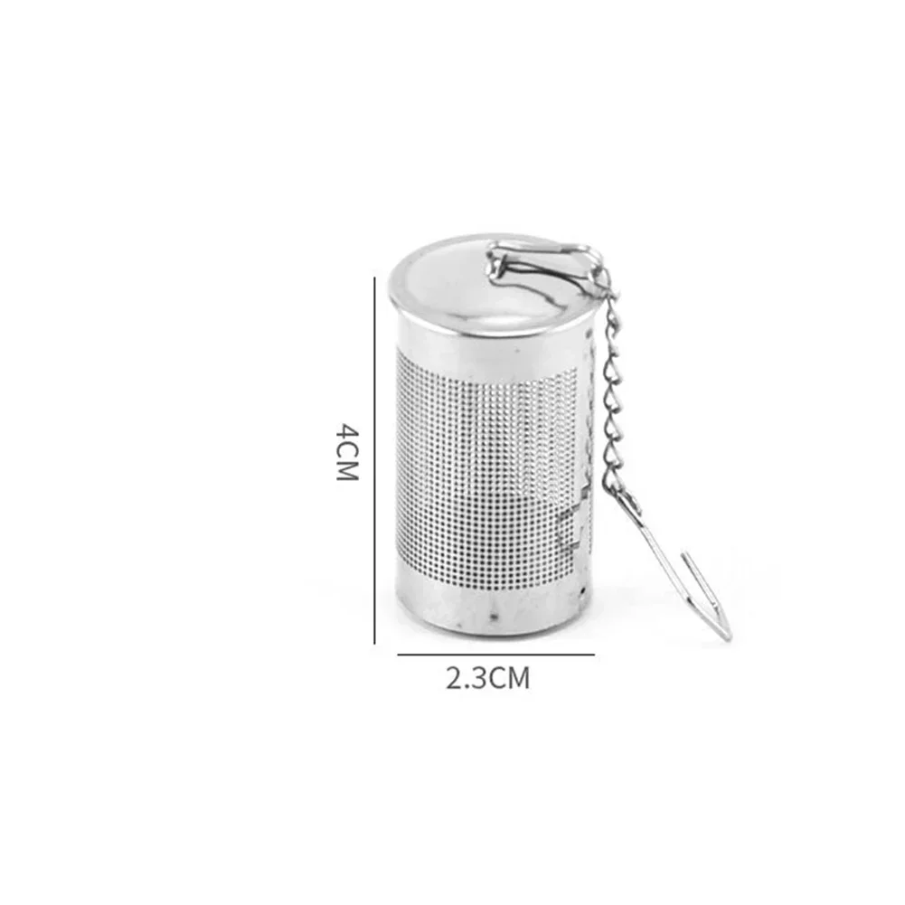 Tea Infuser 1PCS Stainless Steel Tea Ball Infuser Strainer Leaf Spice Herbal Teapot Reusable Mesh Filter Home Kitchen Accessories Tea Strainer Tea Filter