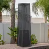 Patio Heater Cover Heavy Duty Waterproof Gas Pyramid Standup Outdoor Furniture Protector All-Purpose Covers With Zipper 2