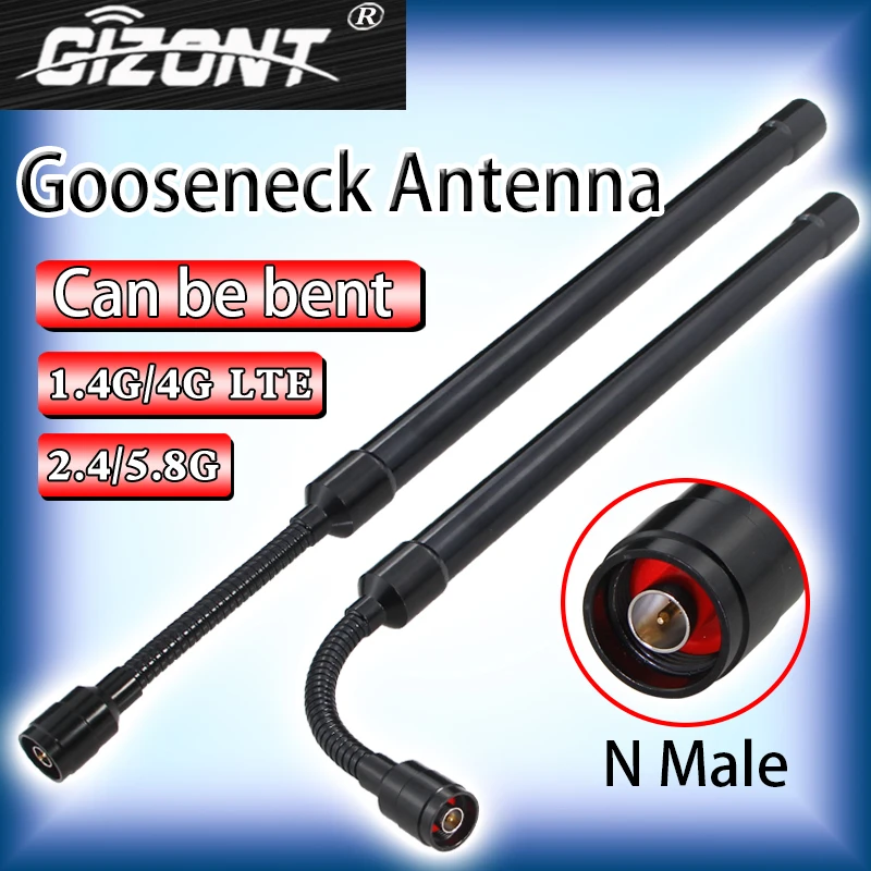 

OMNI FRP outdoor waterproof antenna NB/GSM/1.2G/1.4G/4G LTE/5G full-band 2.4/5.8G high-gain flexible antenna N-J male