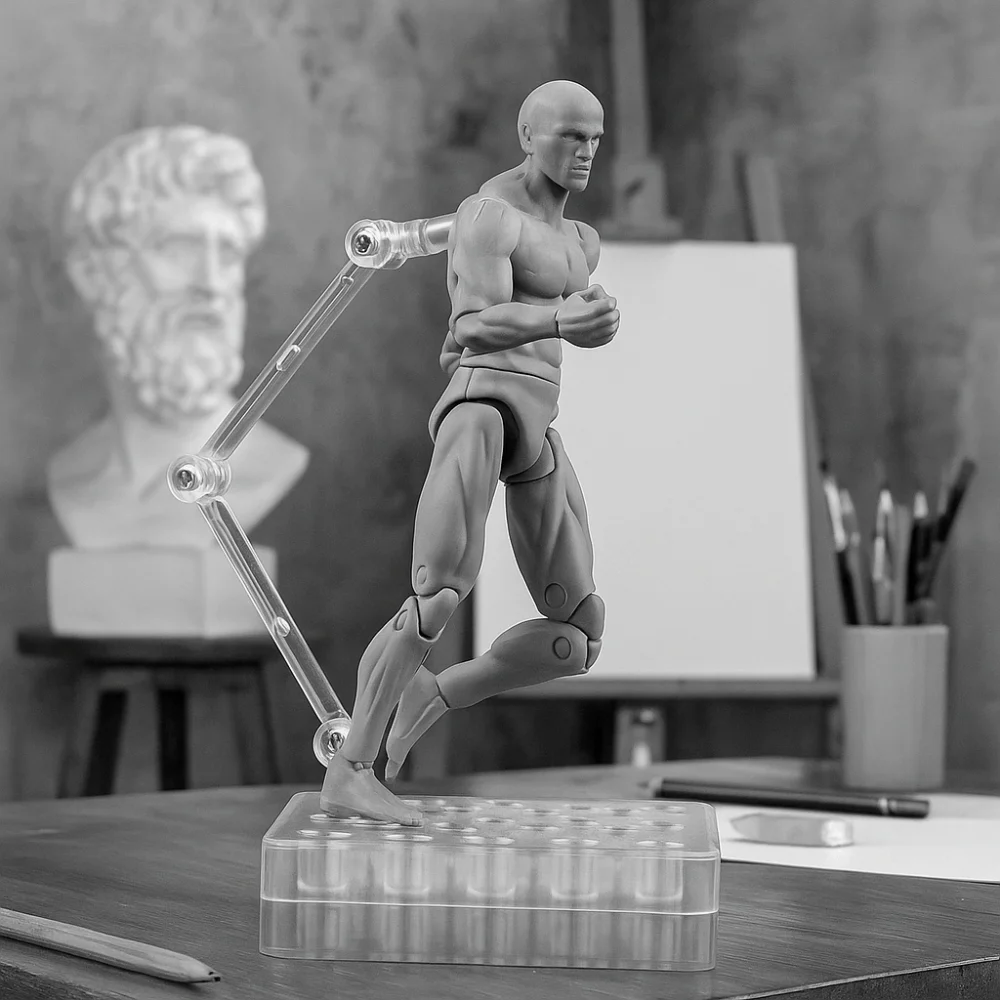 Action Figure Skin Nude Doll Toys Joints Movable Handmade Male Femalew Body Dolls Mannequin Limbs 1/18 Scale Model Doll Fans