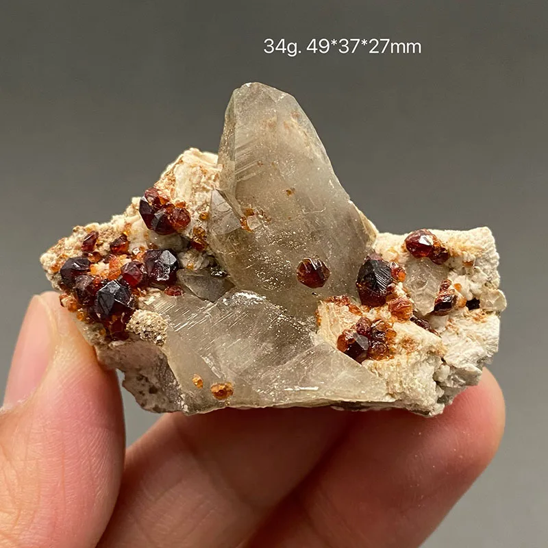 100% natural garnet raw stone mineral specimen healing crystal gemstone collection