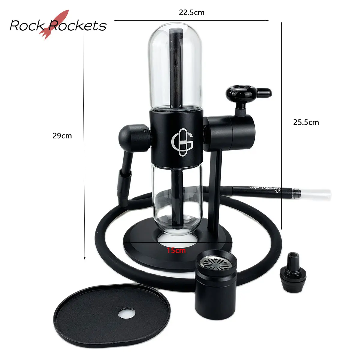 Herb Smoking Pipe Tobacco Pipe Hookah Water Pipe Tobacco Smoking Accessories Smoking Accessories Smoking Pipe R&R New Design Unique Gravity Water Pipe 360 Bottle Magic Hookah Smoke Handbag Tobacco Shop Smoking Accessories For Girls