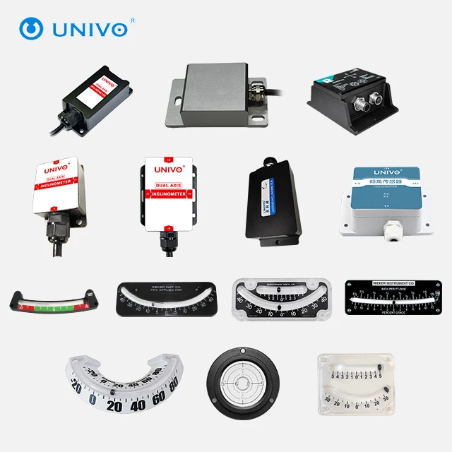UNIVO UBIS-526 2축 경사계 초고정밀 디지털 전자 각도 틸트 센서 (자동차, 트럭용) RS232/485 산업용