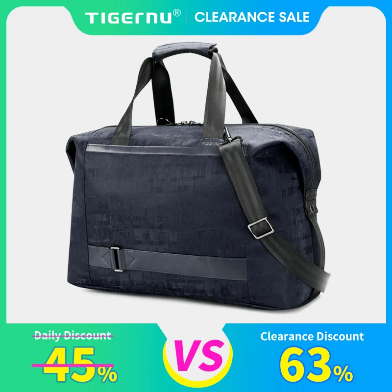 Tigernu Oxford Waterproof Men Travel Bags 23.3L Capacity Gym Bags Outdoor Duffle Travel Sport Bag Men Handbags Retro Series
