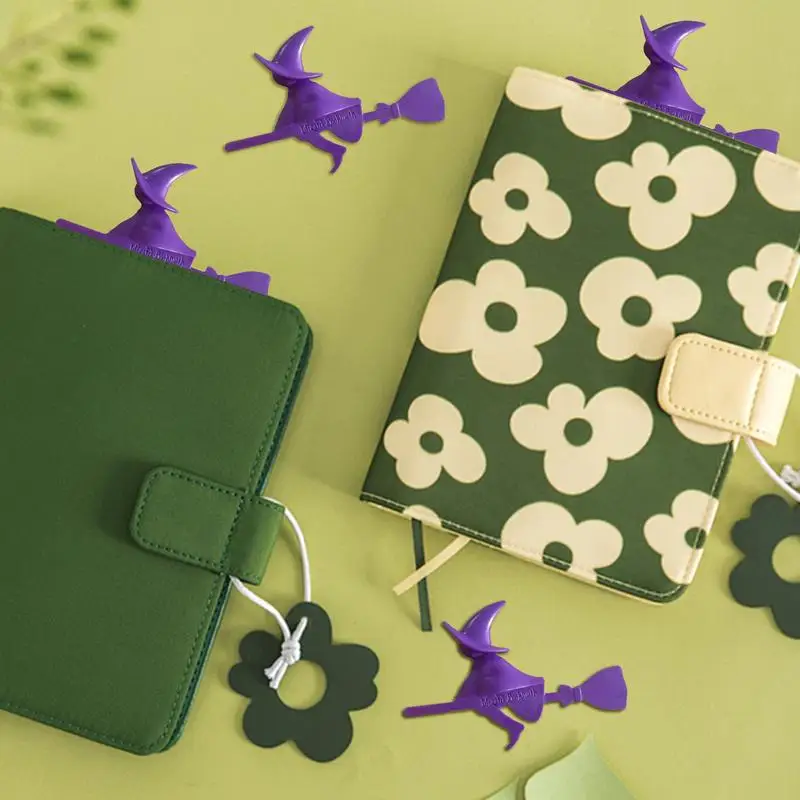3D Stereo Witch Bookmarks Creative Stationery 3D Decorative Book Markers For Kids Children Stationery