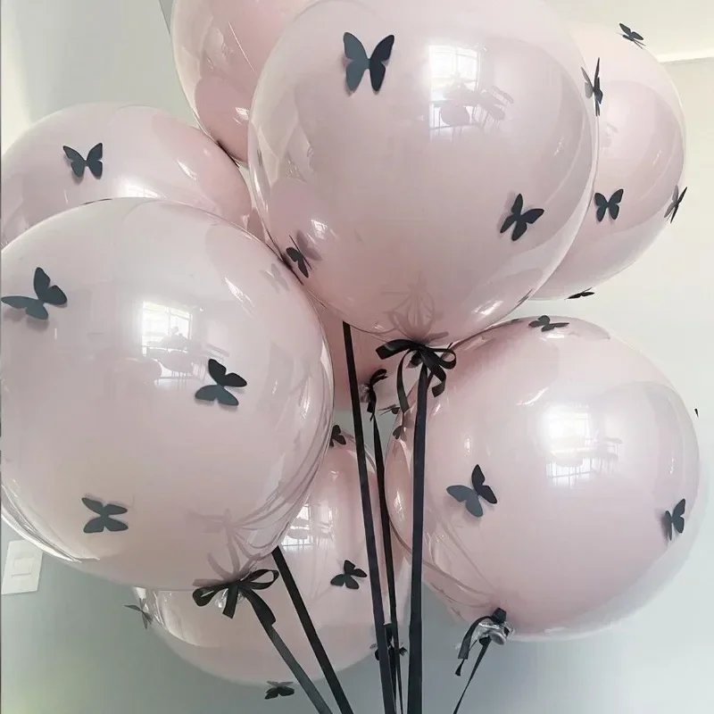 Ins 24inch Butterfly Bow Bobo Balloon Thicken Internet Celebrity Popularity Photography Props Proposal Birthday Party Decora