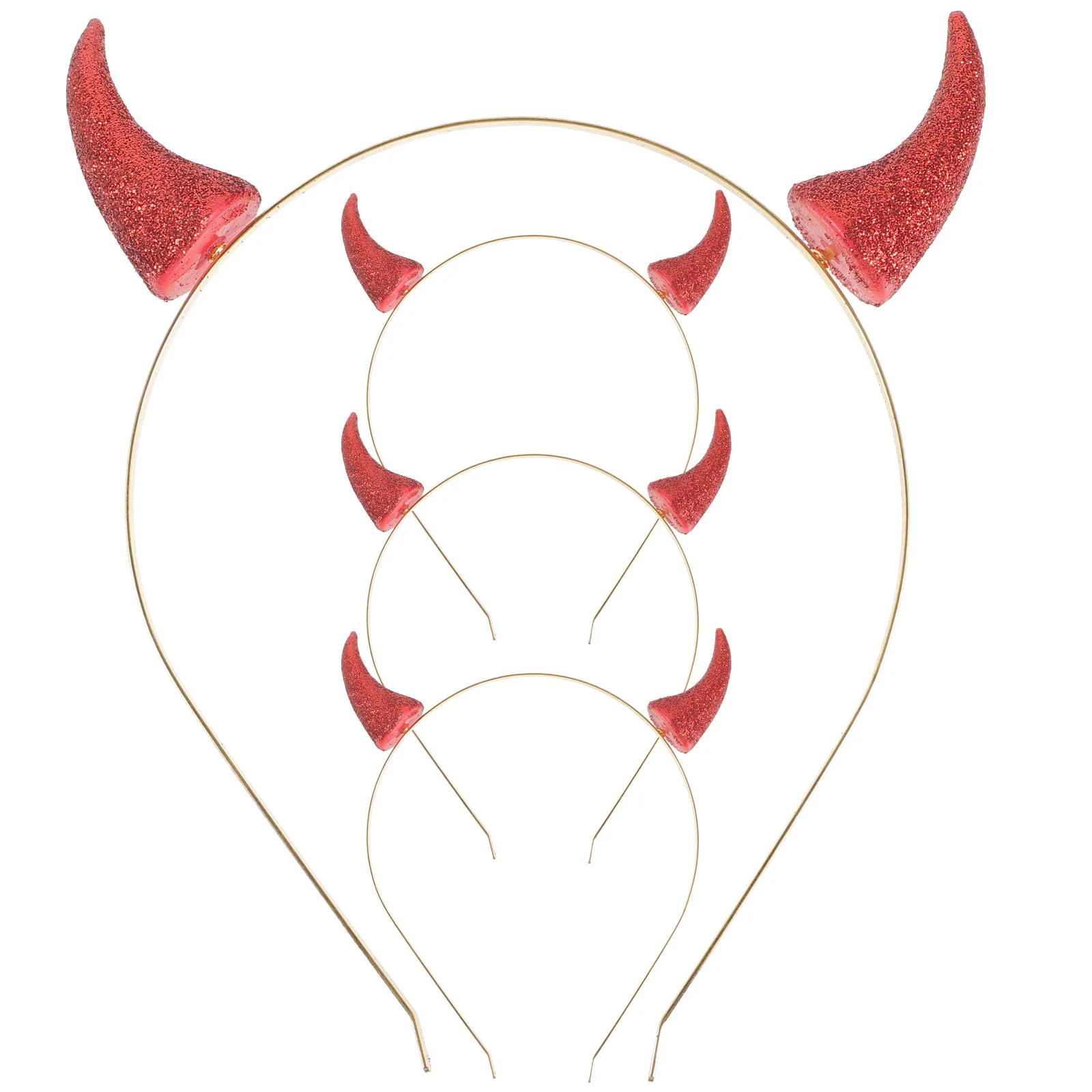 

4pcs Headband Powder Hair Hairband Costume Accessory