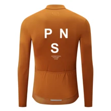Pas Normal Studios-maillot de ciclismo para hombre, Jersey de manga larga para bicicleta de montaña, ropa para equipo profesional, tela de malla italiana
