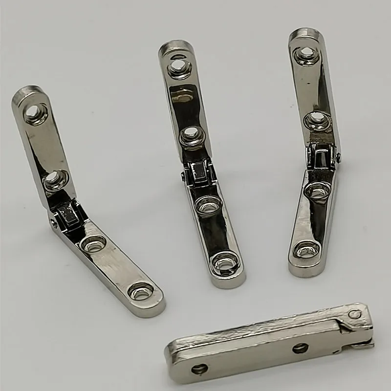 90 Degree Hinges stainless steel hinges door hinges 6Pcs Zinc Alloy Seven-letter Spring Hinge for Wooden Box Gift Wine Jewellery Case Cabinet Furniture Hardware