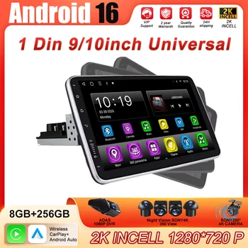 Radio Universal CarPlay Android Auto de 10.1 pulgadas para VW Volkswagen Fiat Renault Nissan Hyundai 4G Autoradio Multimedia para Auto 1 Din 1