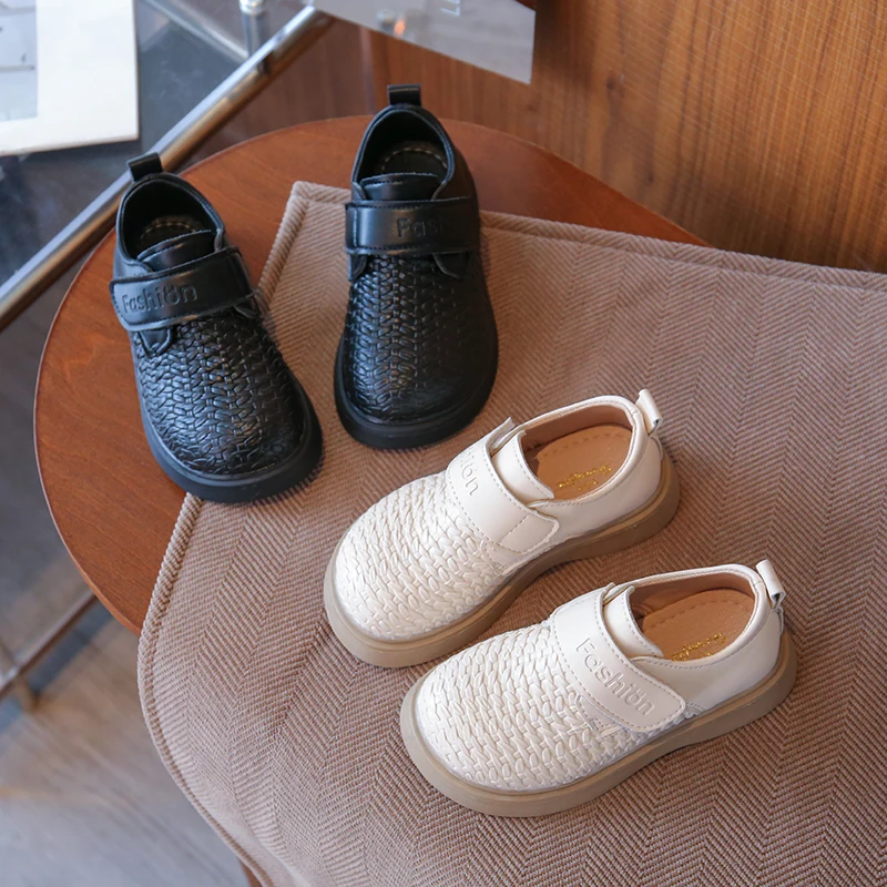 Leather Kids School Shoes for Boys and Girls