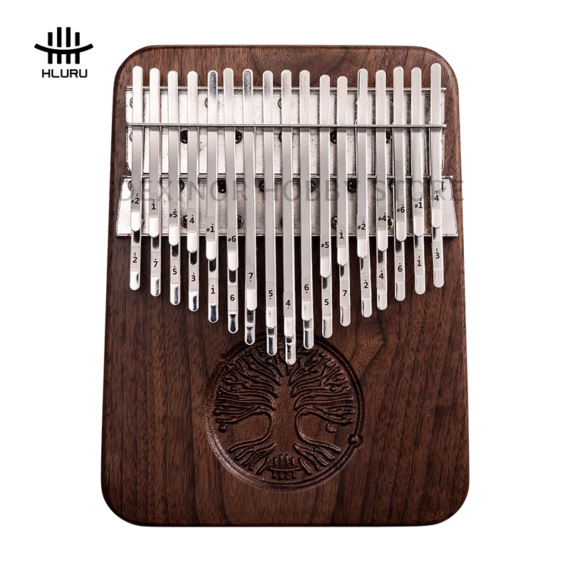 HluruKalimba34Key172124keysChromaticTwoRowsThumbPiano