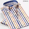 Smart five 100% Cotton Mens Shirts 2017 Summer Casual Shirt Short Sleeve High Quality Plaid Shirts For Male SFS5A315 1