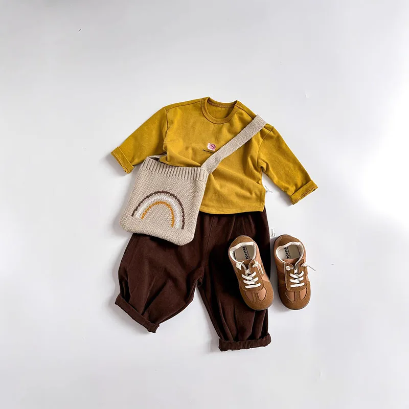 MILANCEL New Spring Kids Thin Style T-shirt 1-5T Children Cartoon Animal Undershirts Girls Outwear Tops 3