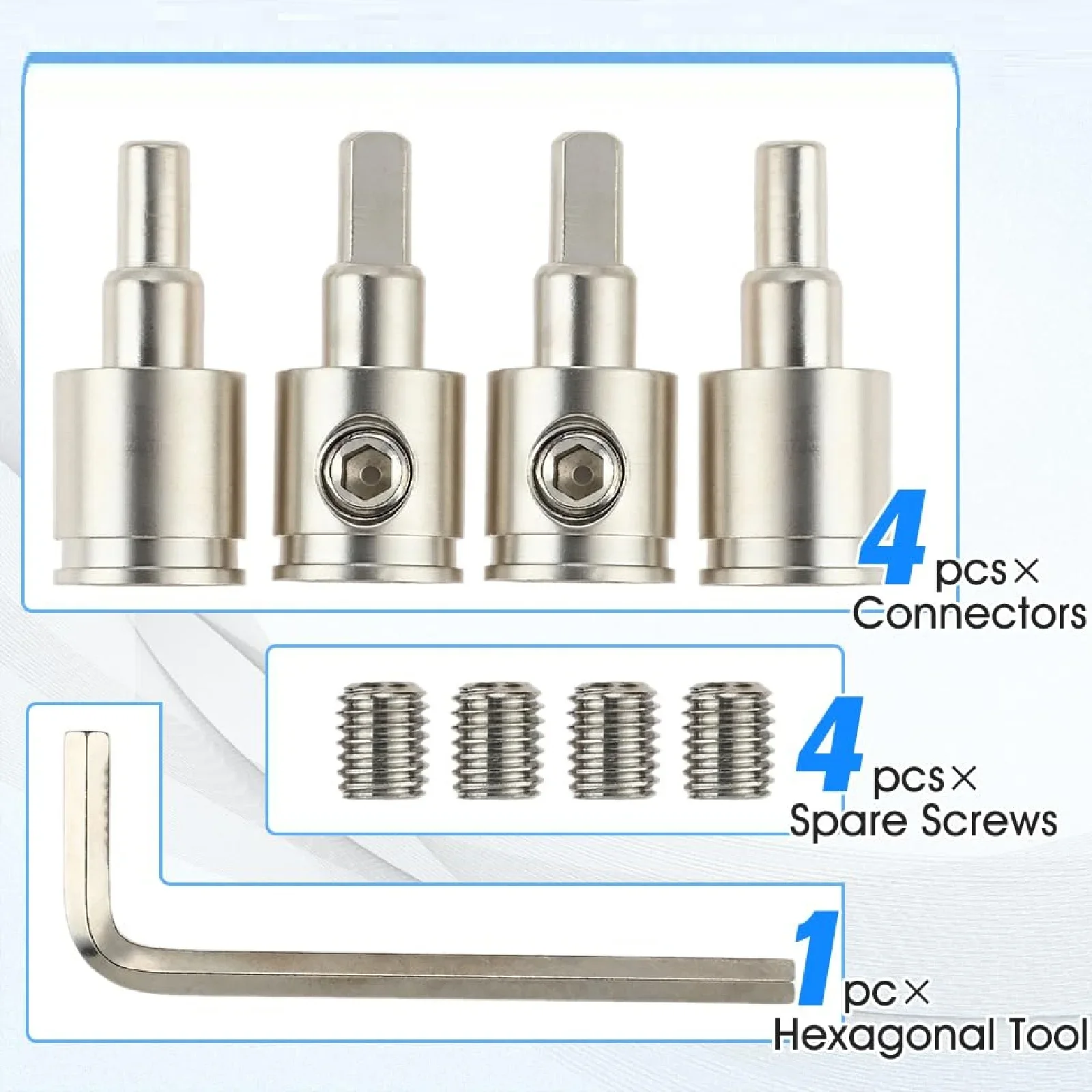 1 Set 0 To 4 Gauge/ 4 To 8 Gauge Amplifier Input Reducer Connection Adapter Car Stereo Audio AWG Pin Power Ground Wire Terminals