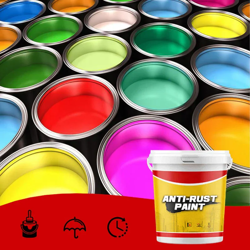 

260g Water-based Metal Anti-rust Paint Railing Iron Doors and Windows Anticorrosion Refurbishment Antirust Quick-drying Paint