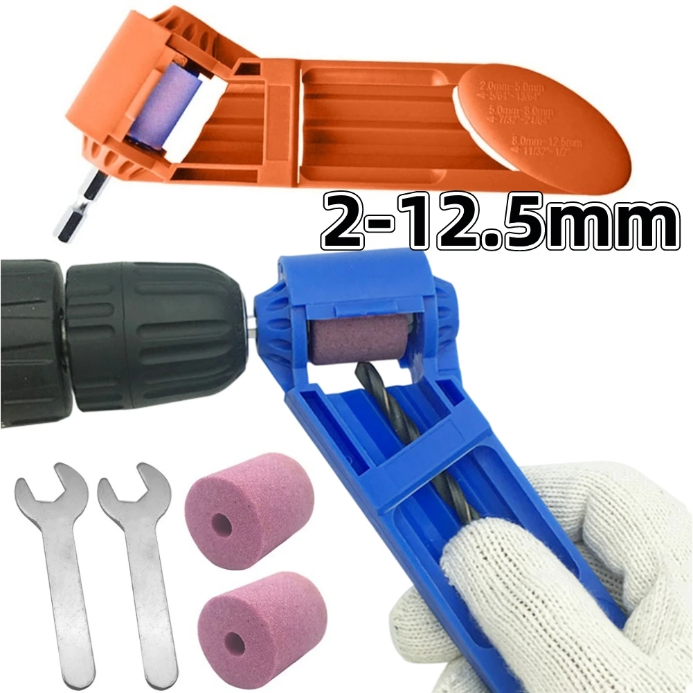 

Portable Drill Bit Sharpener Corundum Grinding Wheel Tool Corundum Resisting Drill Polishing Grinder Wheel Tool 2.0-12.5mm Drill