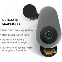 Coffee and Espresso Machine 5 Fluid Ounces Grey Coffee Makers of Capsules Maker Capsule Italian Kitchen Appliances Home 2