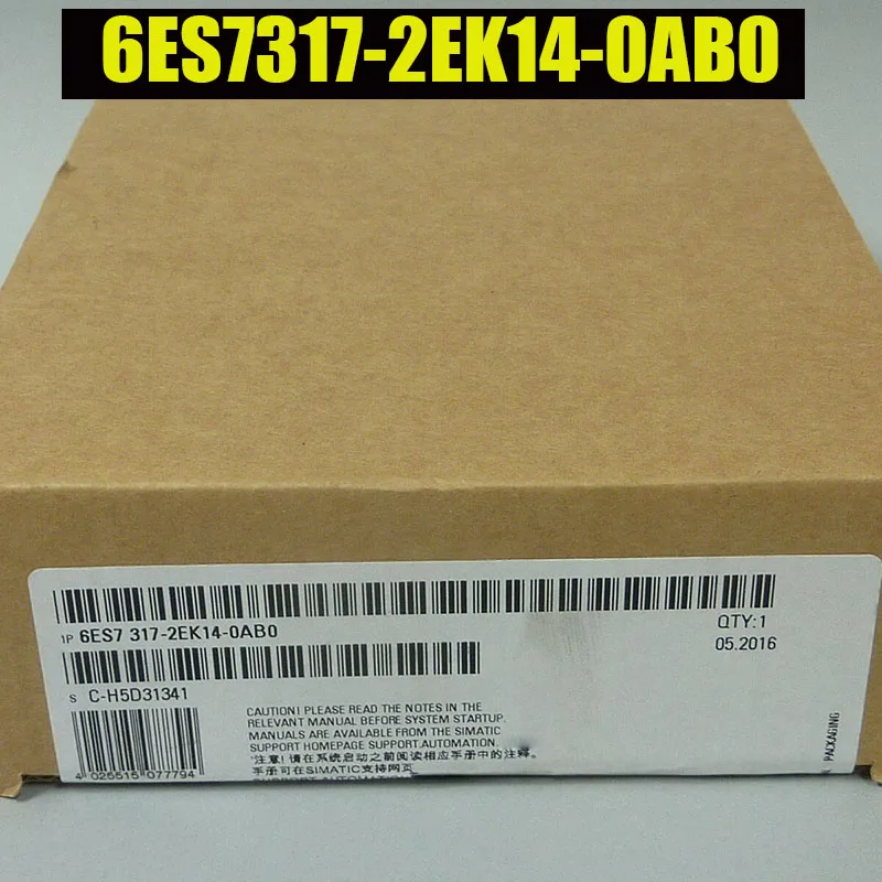 

S7-300 CPU 317-2 PN/DP 6ES7317-2EK14-0AB0 6ES7 317-2EK14-0AB0 new in box 1 year warranty