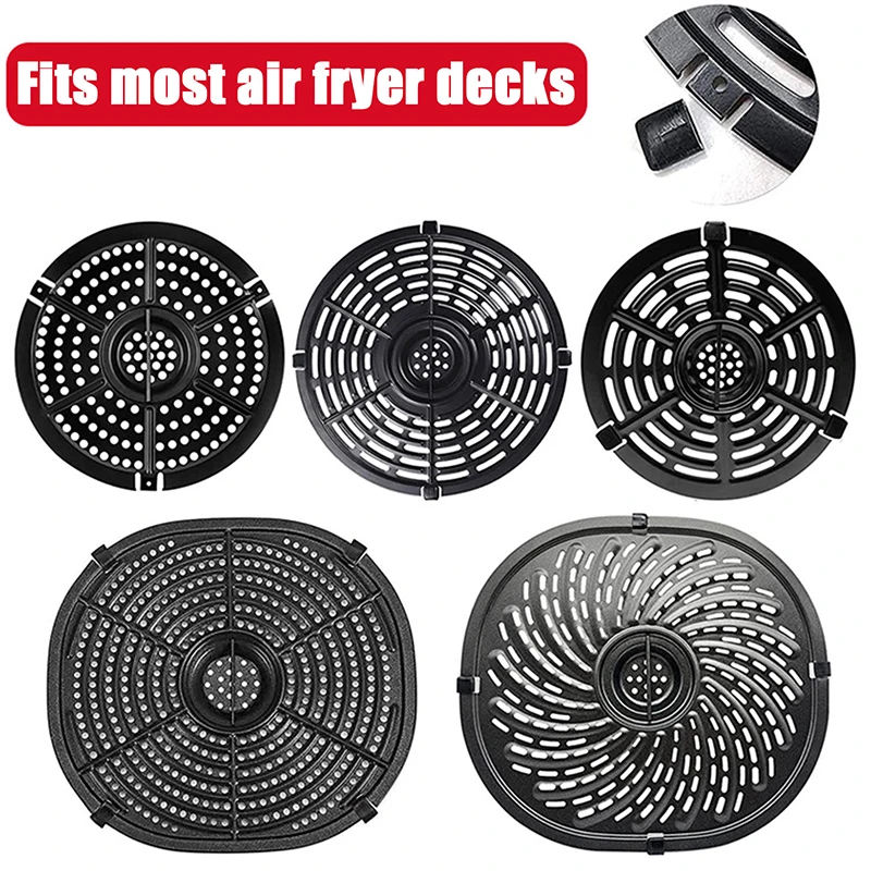 5pcs Air Fryer Rubber Pieces Easy To Install & Remove Air Fryer Replacement Rubber Tips Odorless Silicone Rubbers kitchen tools rubber sealing ring