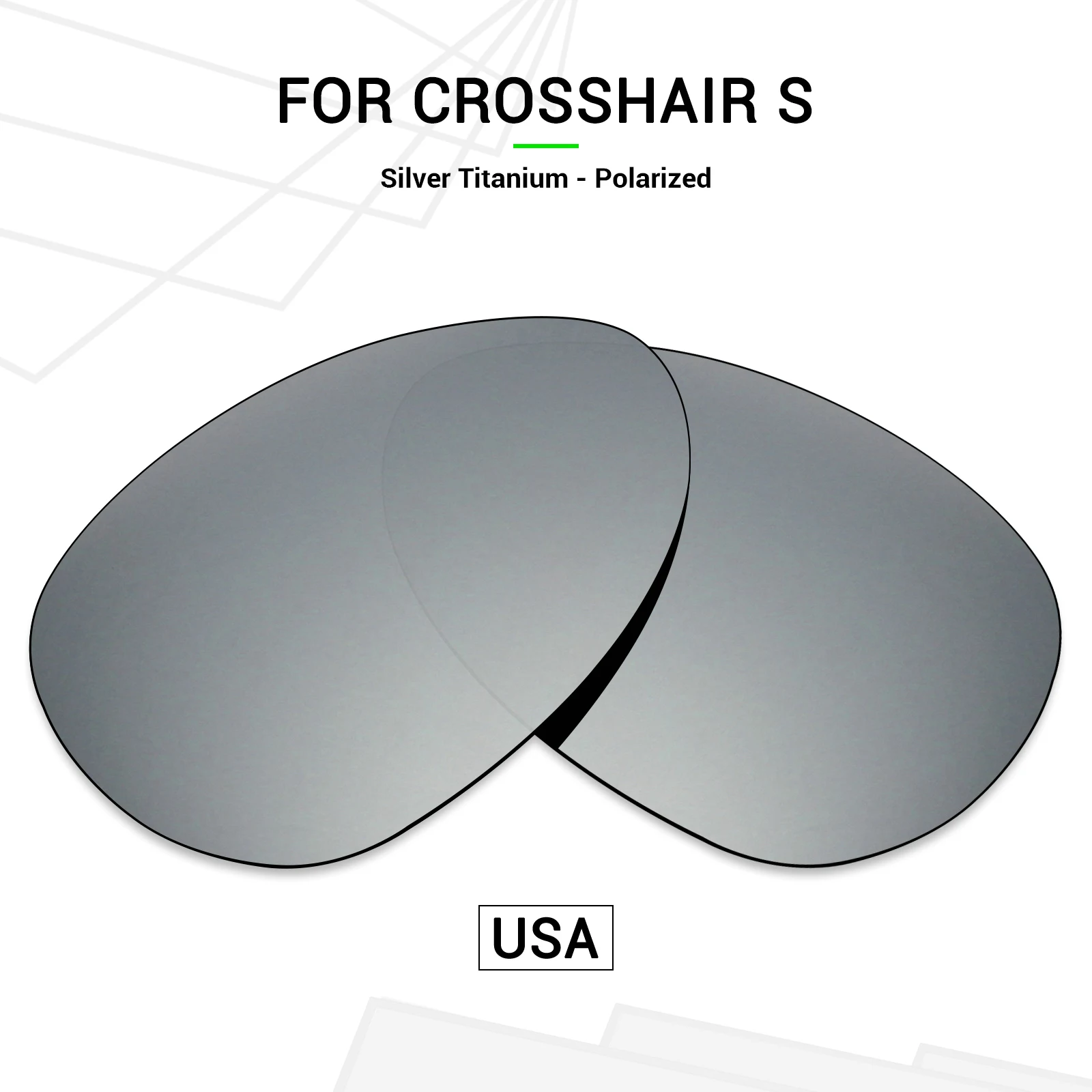 오클리 크로스헤어 S 59mm 선글라스와 호환되는 SNARK POLARIZED..