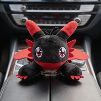 Cute Flying Dragon Plush Car Ornament with Adhesive for Auto Exterior Window Dashboard Motorcycle Home Decor Stuffed Animal Gift 4