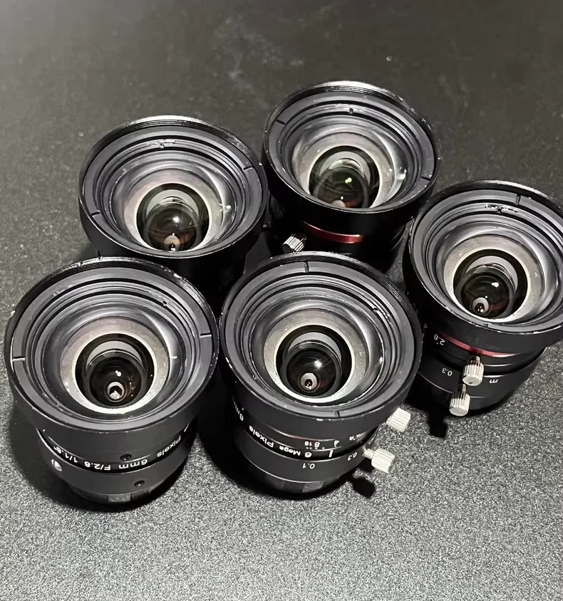 하이크 산업용 렌즈 MVL-HF0628M-6MPA 6mm 고정 초점, 6MP, 1/1.8인치 FA 렌즈