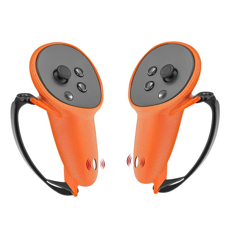 Premium Anti-Drop Silicone Controller Grips with Hand Strap - Ideal VR Accessory and Holiday Gift