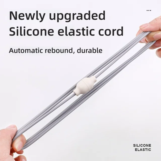 Elastic Cord Automatic Pet Door Opener Easy Installation Without Drilling Pet Automatic Door Punch-Free Automatically Closes 6