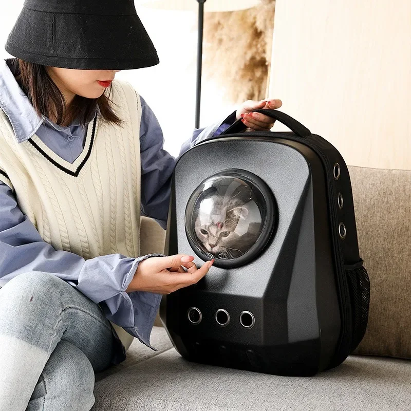 Breathable Portable Cat Backpack Capsule Cat Bag for Cat Dog Pet Travel