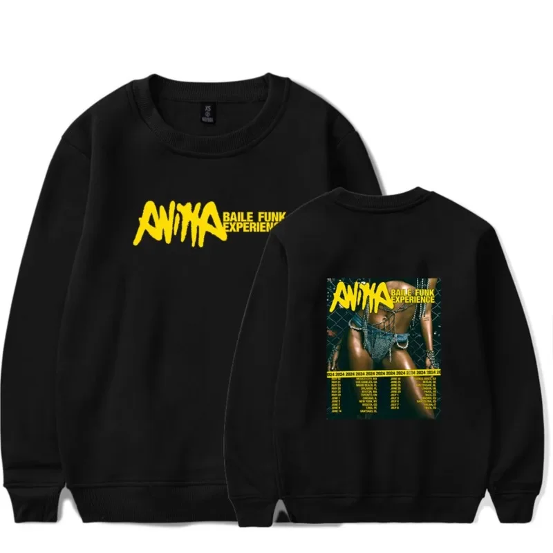 

Anitta Baile Funk Experience Tour 2024 Oversized Hoodie Women Men O-neck Long Sleeve Crewneck Sweatshirt Casual Tracksuit