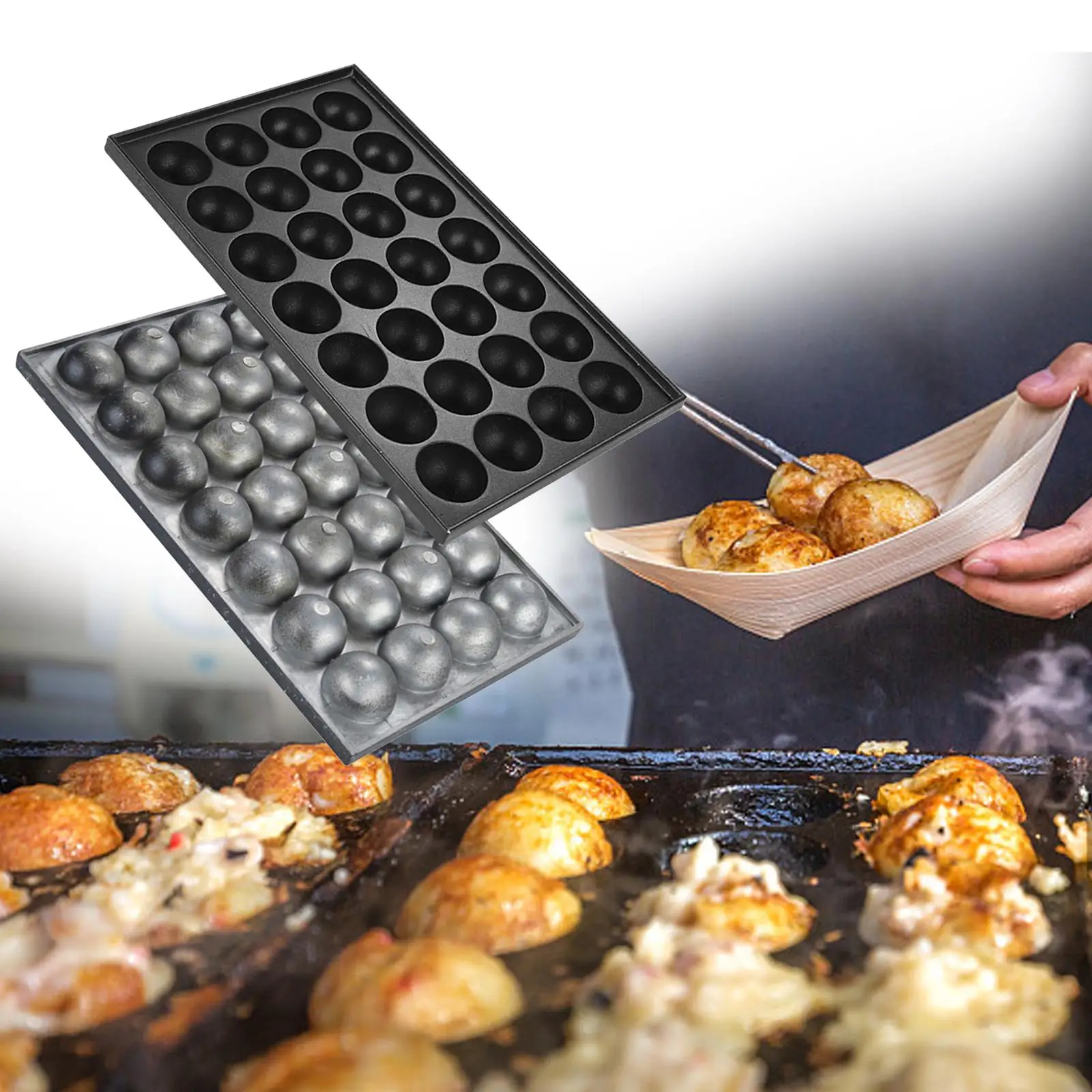 Baking Pan, Baking Tray, Baking Pans Sets Nonstick Bread Meat For Cake  Octopus Balls Tray 