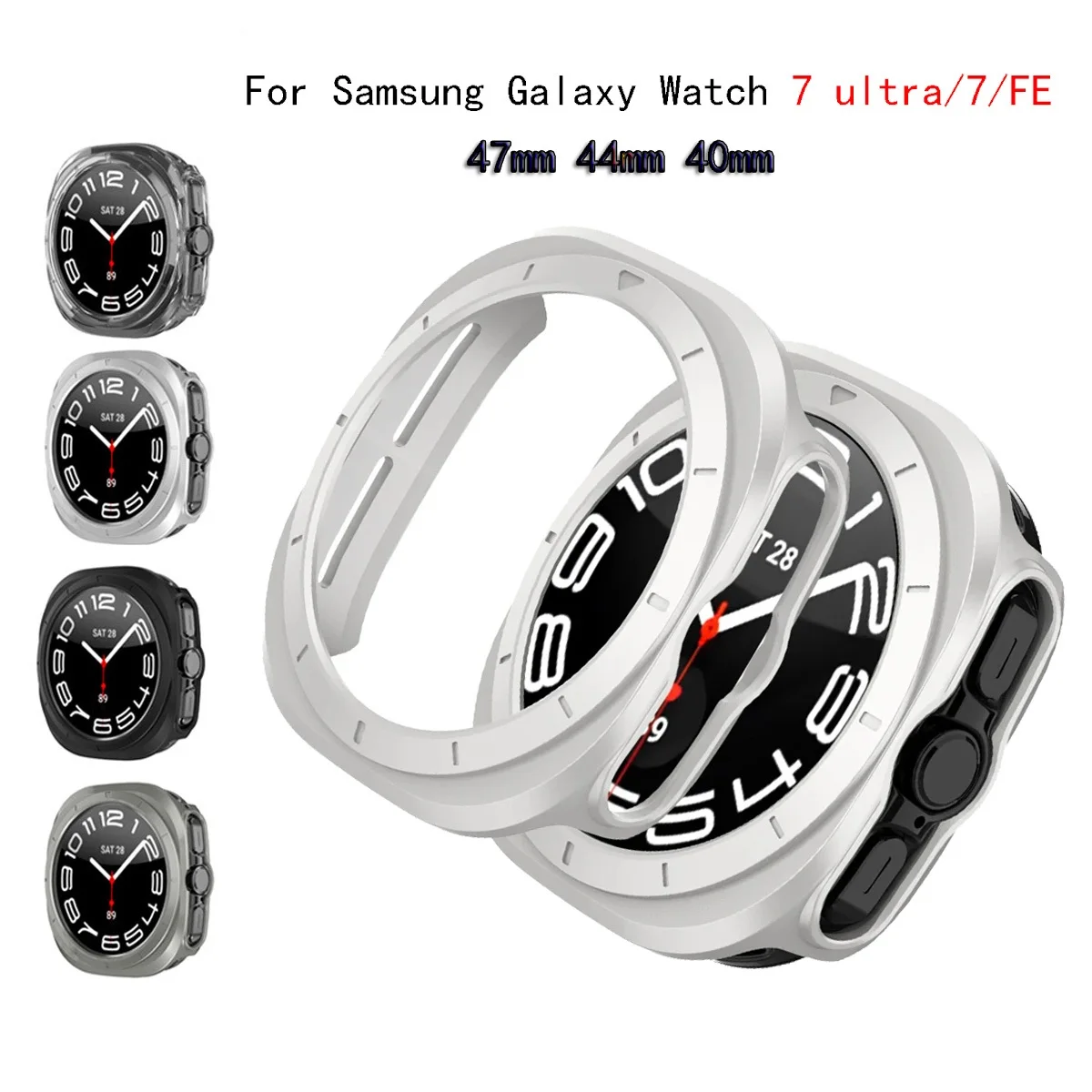 Durable Protective Hard Bumper for Samsung Galaxy Watch - Premium PC Hollow Case