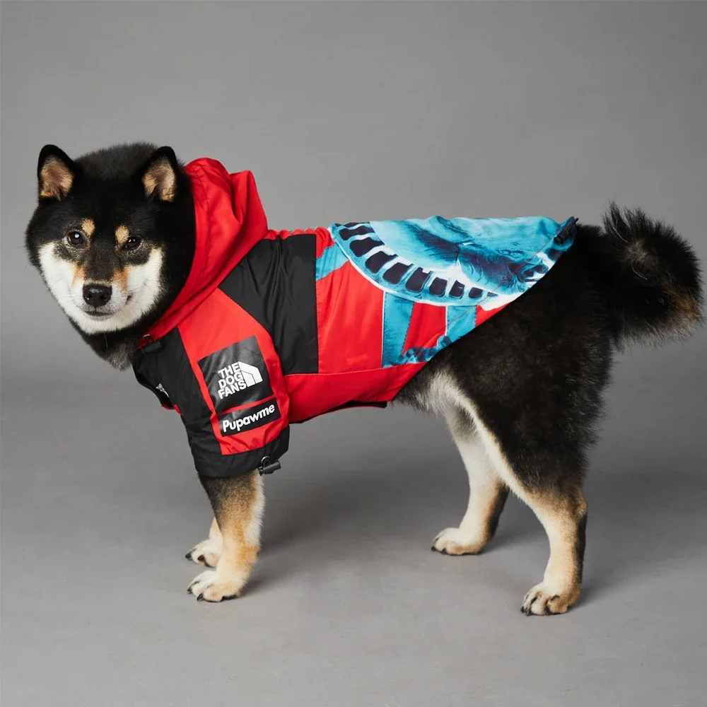 Pet Dog Jacket Raincoat Adjustable Waterproof for Big Dogs 2XL/3XL/4XL/5XL