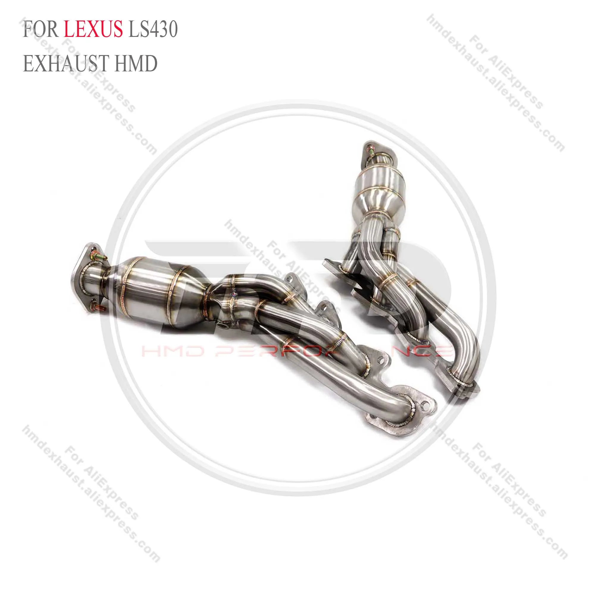 HMD Exhaust System High Flow Performance manifold Downpipe for Lexus LS430 without heat shield