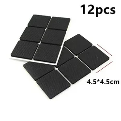 Self-Adhesive Anti-Skid Furniture Floor Protector Pads (4.5x4.5cm-12pcs)