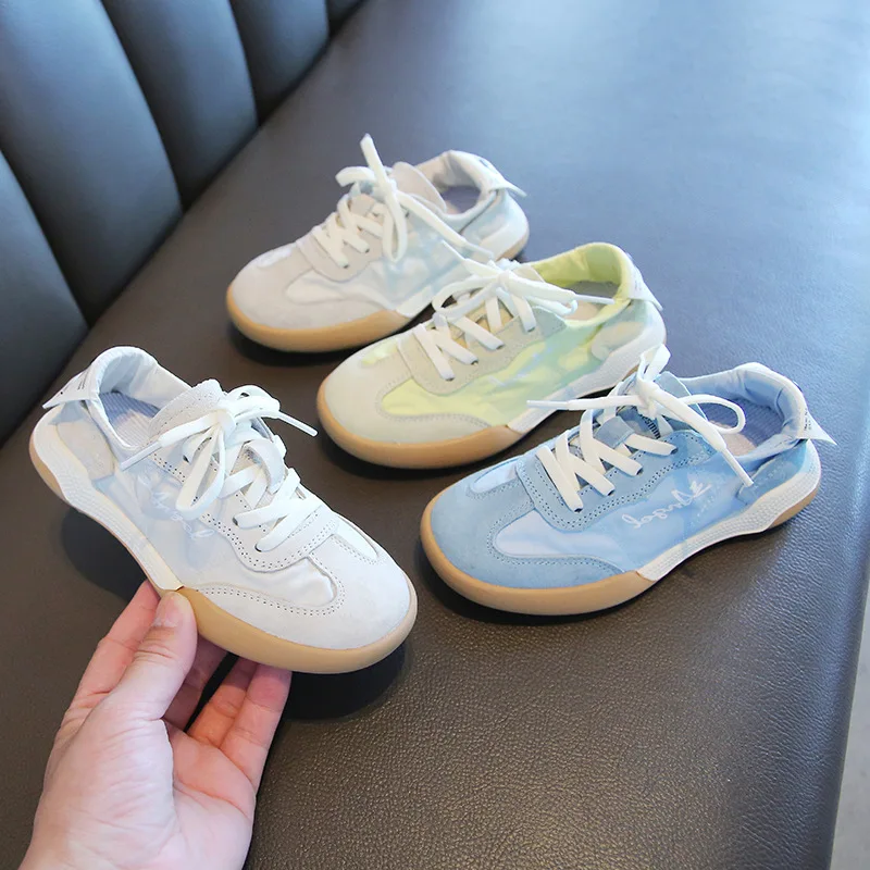

Autumn New Children's Shoes Boys Girls Patchwork Little White Shoes Casual Baby Single Shoes Kids Toddlers Canvas Shoes