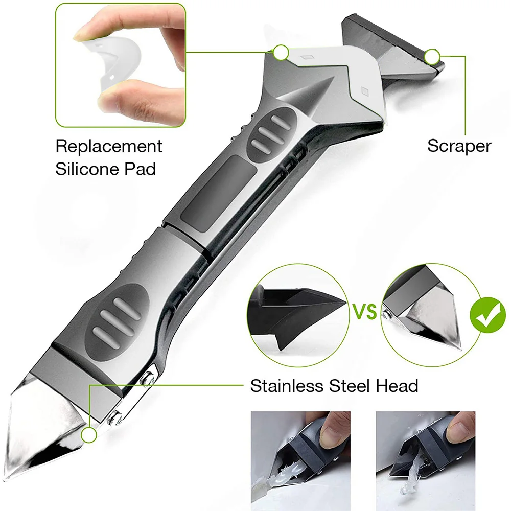 Stainless Steelhead Scraper Scraper  Stainless Steelhead Caulking Tools -  1pc - Aliexpress