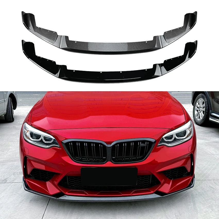 

Комплект для BMW 2 серии F87 M2 2016-2021, передний бампер, спойлер, Нижняя губа, диффузор, разделитель, тюнинг, защита, автомобильные аксессуары
