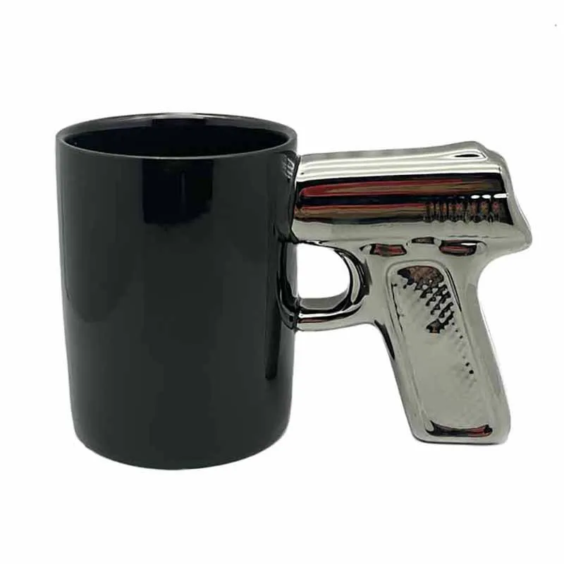 Pistol Grip Coffee Mug 320ml - كوب قهوة بمقبض مسدس...